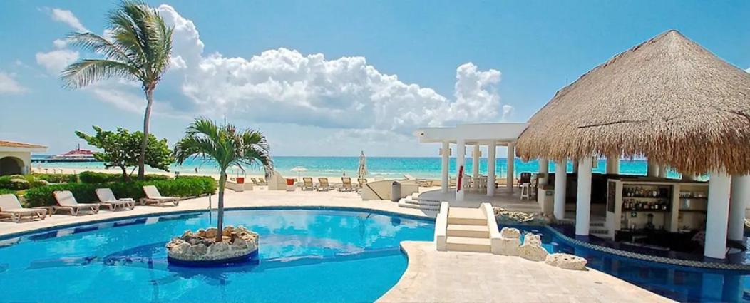 Departamento Frente Al Mar Con Dos Recamaras Y Seguridad 24 H A Dos Cuadras De La Quinta Avenida Playa del Carmen Exterior photo